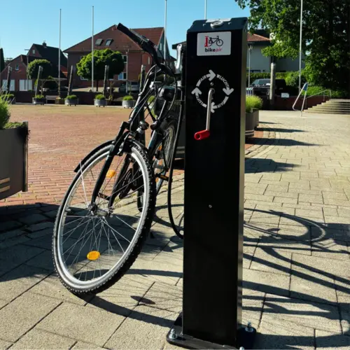 Fahrradpumpstation am Rathausplatz