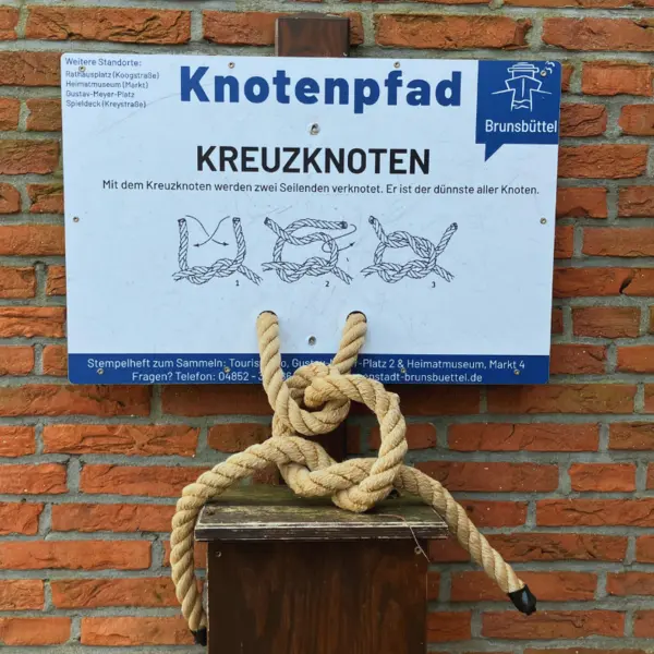 Knotenpfad Schild