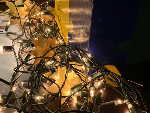 Lichterkette Deko vom Mehrgenerationenhaus